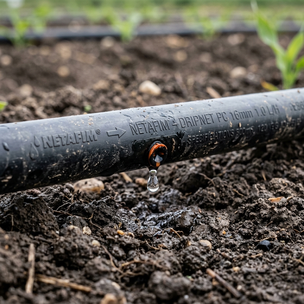 Round Inline Drip Pipe